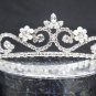 Dancer Opera Tiara;Elegance Headpiece;Wedding Silver Tiara;Bridal imperial#6812