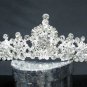 Dancer Opera Tiara;Delicate Headpiece;Wedding Silver Tiara;Bridal imperial#1157