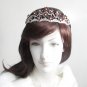 Dancer Opera Tiara;Delicate Headpiece;Wedding Silver Tiara;Bridal imperial#1219