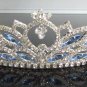 Dancer Opera Tiara;Delicate Headpiece;Wedding Silver Tiara;Bridal imperial#1170B