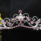 Elegance Headpiece;Dancer Opera Tiara;Wedding Silver Tiara;Bridal imperial#111dp