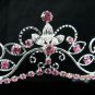 Elegance Headpiece;Dancer Opera Tiara;Wedding Silver Tiara;Bridal imperial#111dp