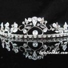 Elegance Headpiece;Dancer Opera Tiara;Wedding Silver Tiara;Bridal imperial#1770