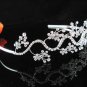 Elegance Headpiece;Dancer Opera Tiara;Wedding Silver Tiara;Bridal imperial#1875