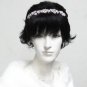 Elegance Headband;Dancer Opera Tiara;Wedding Silver Tiara;Bridal imperial#697s