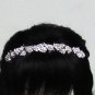 Elegance Headband;Dancer Opera Tiara;Wedding Silver Tiara;Bridal imperial#697s