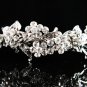 Elegance Headband;Dancer Opera Tiara;Wedding Silver Tiara;Bridal imperial#701