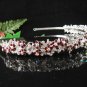 Elegance Headband;Dancer Opera Tiara;Wedding Silver Tiara;Bridal imperial#701r