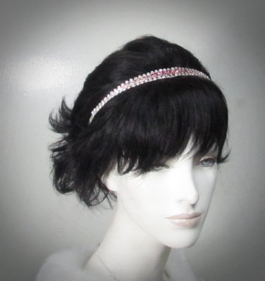 Silver Fancy Headband;Dancer Opera Tiara;Wedding Silver Tiara;Bridal imperial#3677p