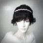 Silver Fancy Headband;Dancer Opera Tiara;Wedding Silver Tiara;Bridal imperial#2742r