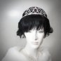 Silver Fancy Headpiece;Dancer Opera Tiara;Wedding Silver Tiara;Bridal imperial#1069