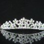 Silver Fancy Headpiece;Dancer Opera Tiara;Wedding Silver Tiara;Bridal imperial#515GR