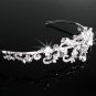 Silver Fancy Headband;Dancer Opera Tiara;Wedding Silver Tiara;Bridal imperial#1255