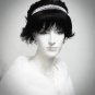 Silver Fancy Headband;Dancer Opera Tiara;Wedding Silver Tiara;Bridal imperial#1252