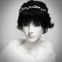 Silver Fancy Headband;Dancer Opera Tiara;Wedding Silver Tiara;Bridal imperial#2017S