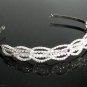 Silver Fancy Headband;Dancer Opera Tiara;Wedding Silver Tiara;Bridal imperial#5562