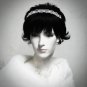 Silver Fancy Headband;Dancer Opera Tiara;Wedding Silver Tiara;Bridal imperial#5562