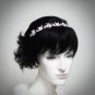Fancy Silver Headband;Dancer Opera Tiara;Wedding Silver Tiara;Bridal imperial#1207