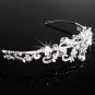 Fancy Silver Headband;Dancer Opera Tiara;Wedding Silver Tiara;Bridal imperial#1255