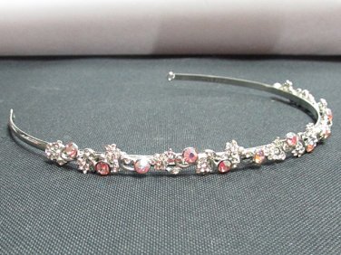 Fancy Silver Headband;Dancer Opera Tiara;Wedding Silver Tiara;Bridal imperial#64p