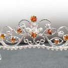 Fancy Silver Headband;Dancer Opera Tiara;Wedding Silver Tiara;Bridal imperial#11Y