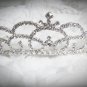 Silver Fancy Headpiece;Dancer Opera Tiara;Wedding Silver Tiara;Bridal imperial#1293