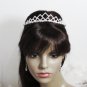 Silver Fancy Headpiece;Dancer Opera Tiara;Wedding Silver Tiara;Bridal imperial#4410