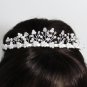 Fancy Silver Headpiece;Dancer Opera Tiara;Wedding Silver Tiara;Bridal imperial#7128