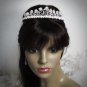 Fancy Silver Headpiece;Dancer Opera Tiara;Wedding Silver Tiara;Bridal imperial#7129
