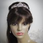 Fancy Silver Headpiece;Dancer Opera Tiara;Wedding Silver Tiara;Bridal imperial#7189