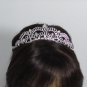 Fancy Silver Headpiece;Dancer Opera Tiara;Wedding Silver Tiara;Bridal imperial#7782