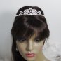 Fancy Silver Headpiece;Dancer Opera Tiara;Wedding Silver Tiara;Bridal imperial#7951