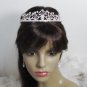 Fancy Silver Headpiece;Dancer Opera Tiara;Wedding Silver Tiara;Bridal imperial#8483