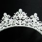 Fancy Silver Headpiece;Dancer Opera Tiara;Wedding Silver Tiara;Bridal imperial#11004