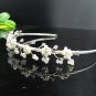 Fancy Silver Headpiece;Dancer Opera Tiara;Wedding Silver Tiara;Bridal imperial#753