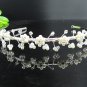 Fancy Silver Headpiece;Dancer Opera Tiara;Wedding Silver Tiara;Bridal imperial#753
