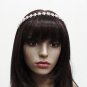 Fancy Silver Headband;Dancer Opera Tiara;Wedding Silver Tiara;Bridal imperial#028