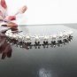 Fancy Silver Headband;Dancer Opera Tiara;Wedding Silver Tiara;Bridal imperial#028