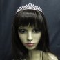 Silver Fancy Headpiece;Dancer Opera Tiara;Wedding Silver Tiara;Bridal imperial#1315