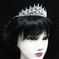 Silver Fancy Headpiece;Dancer Opera Tiara;Wedding Silver Tiara;Bridal imperial#684