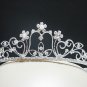 Silver Fancy Headpiece;Dancer Opera Tiara;Wedding Silver Tiara;Bridal imperial#635