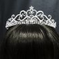 Silver Fancy Headpiece;Dancer Opera Tiara;Wedding Silver Tiara;Bridal imperial#652