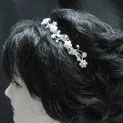 Silver Fancy Headband;Dancer Opera Tiara;Wedding Silver Tiara;Bridal imperial#5697