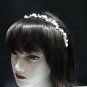 Silver Fancy Headband;Dancer Opera Tiara;Wedding Silver Tiara;Bridal imperial#5697