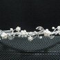 Silver Fancy Headband;Dancer Opera Tiara;Wedding Silver Tiara;Bridal imperial#5697