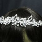 Wedding Silver Tiara;Fancy Headpiece;Fashion Dancer Opera Tiara;Bridal imperial#9989
