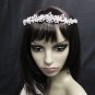 Wedding Silver Tiara;Fancy Headpiece;Fashion Dancer Opera Tiara;Bridal imperial#9989