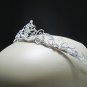 Silver Fancy Headpiece;Dancer Opera Tiara;Wedding Silver Tiara;Bridal imperial#5851