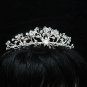 Wedding Silver Tiara;Fancy Headpiece;Fashion Dancer Opera Tiara;Bridal imperial#1204