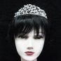 Silver Fancy Headpiece;Dancer Opera Tiara;Wedding Silver Tiara;Bridal imperial#1199